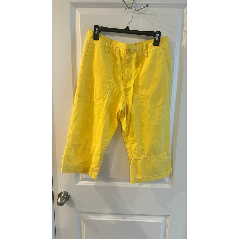 Lauren Ralph Lauren Capri size 10 Summer Yellow Resort Wear